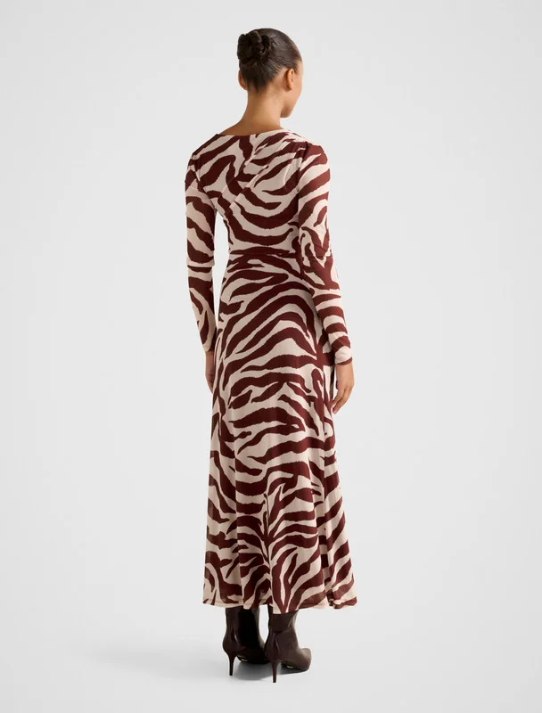فورايفر نيو FREYA Ruched Jersey Midi Dress